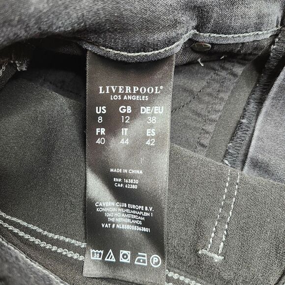 Liverpool‎ Women's Black Skinny Jeans Size 8 - Picture 7 of 8